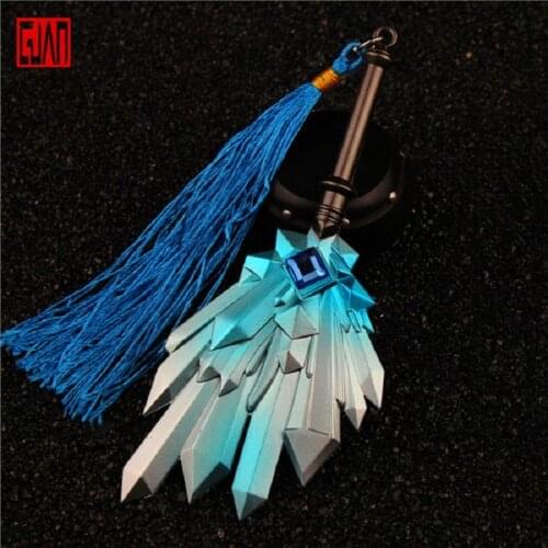 Weapon Zhuge Liang Fan Weapon Model Metal Zhuge Liang Winter Dance Weapon 12cm King Series Alloy Material Does Not Rust Easily
