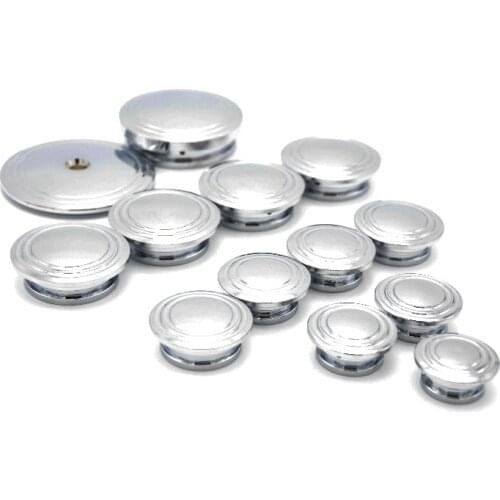 Motorcycle Frame Hole Caps Frame Cap Set For BMW R1200 R NINE T 14-16 Chrome silver 1Set Motorbike Covers Styling