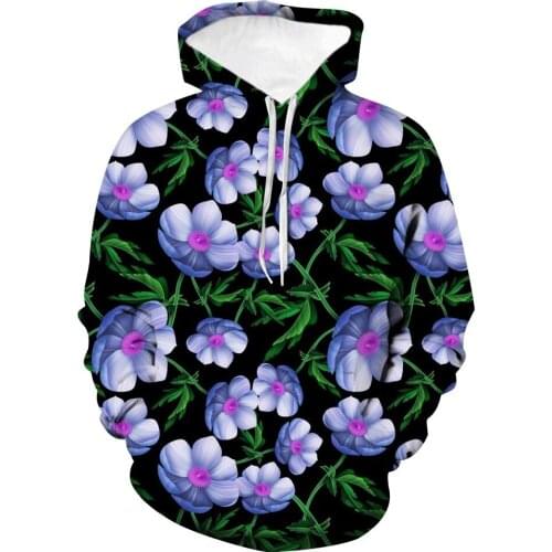 2021 Spring and Autumn New Mens and Womens Casual Hooded 3D Printed