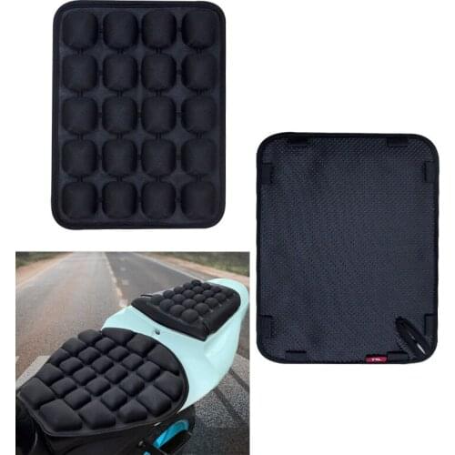 Motorcycle Seat Cushion Inflatable Breathable Non-Slip Seat Shock Absorption Square Seat Cushion Fit for AIRHAWK Cruiser