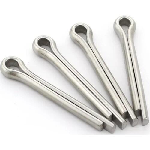 M6 M8 M10 Split pin 304 stainless steel Bayonet pin 40 45 50 55 60 70 80 90 100 120mm Alignment cotter U shaped shaft splitpin