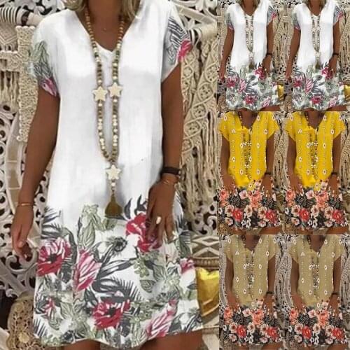 Летние платья больших размеров Siddons China At AliExpress