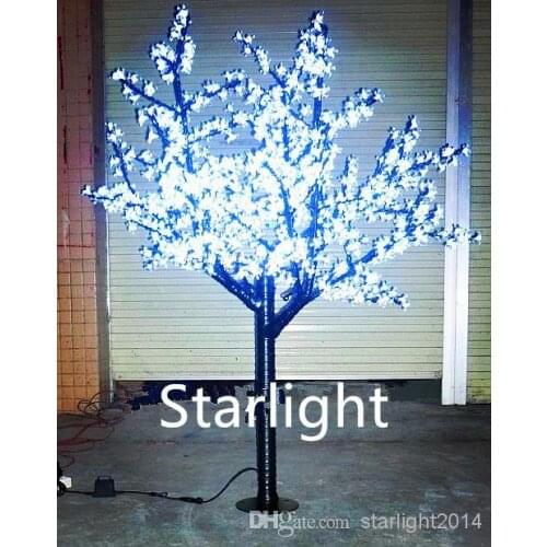 LED Artificial Cherry Blossom Tree Light Christmas Light 1,040pcs LED Bulbs 2m/6.5ft Height 110/220VAC Rainproof Outdoor Use Fre