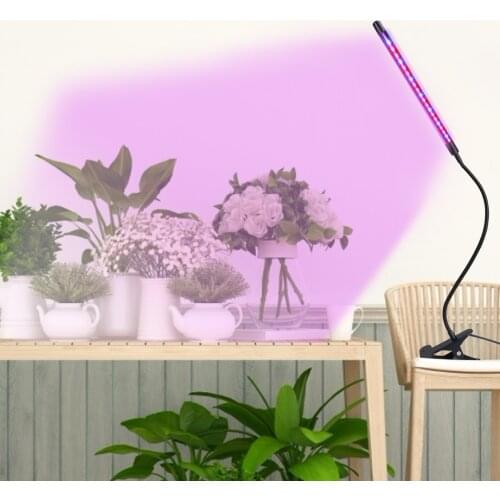 Garden Plant Growth Lamp LED Grow Light Automatic Timing USB Seeding Light Full Spectrum Phyto Lamp For Indoor Vegetable Flower