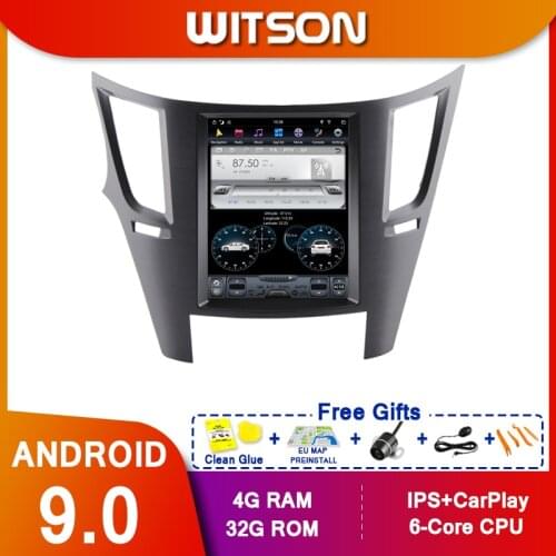 WITSON Tesla Style Vertical Screen Android 9.0 For SUBARU OUTBACK/LEGACY 2010- Car Radio Automotivo Multimedia Player Navigation