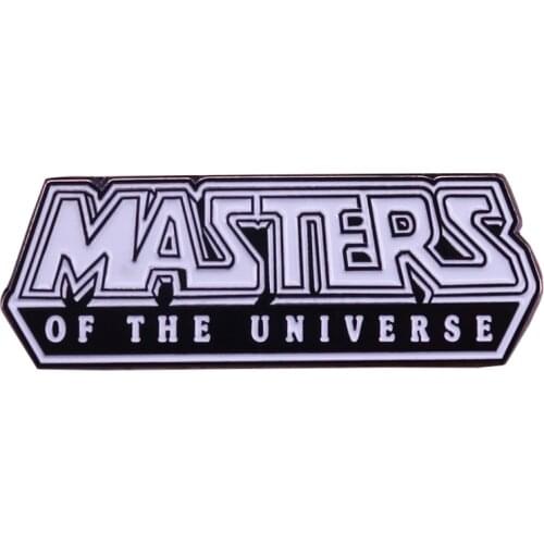 Masters of the universe He-man badge fabulous secret power pin retro 80s cartoon brooch