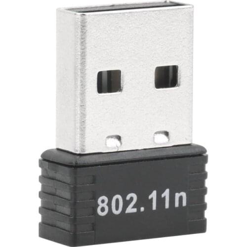 1pc Mini USB WiFi Adapter N 802.11 b/g/n Wi-Fi Dongle High Gain 150Mbps wireless Antenna wifi for computer Phone