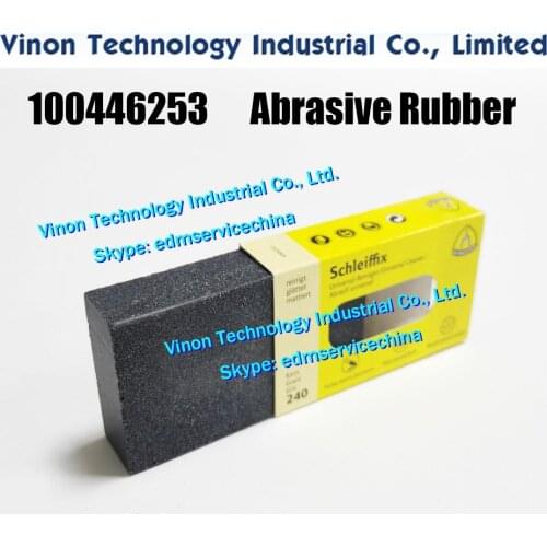 100446253 edm Abrasive Rubber C667 82x50x20mm for Robofil 190,290,500,1020,1020 Charmilles spare parts 24.54.501 Cleaning Pad 10