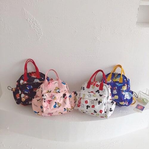 2021 Autumn New Kindergarten Boys Girls Cartoon Schoolbag Print Cute Children Backpack Student Handbag Trendy Designer