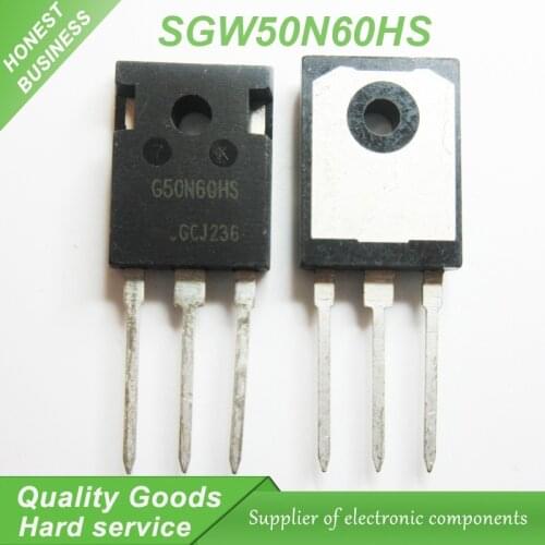 Free shipping 5pcs/lot G50N60HS SGW50N60HS TO-247 600V 50A new original