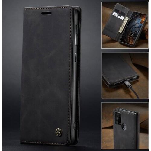 Leather Case For Samsung Galaxy M21 M51 M31 M30S Multifunctional Wallet Magnetic Flip Phone Cover For Samsung M20 M10 M 21 Funda