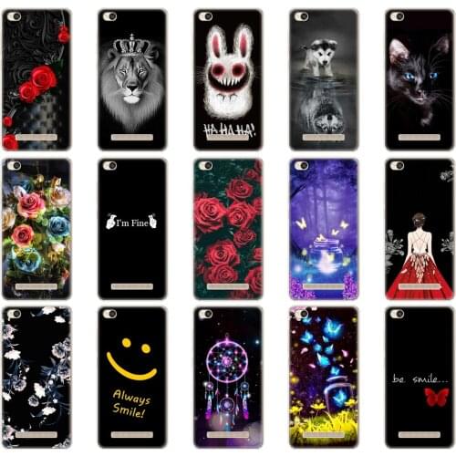 Case For Xiaomi Redmi 4A Soft Silicone Painting Cover For Redmi 4A Hongmi 4a 5.0 Inch Full 360 Protective Coque Funda Skin