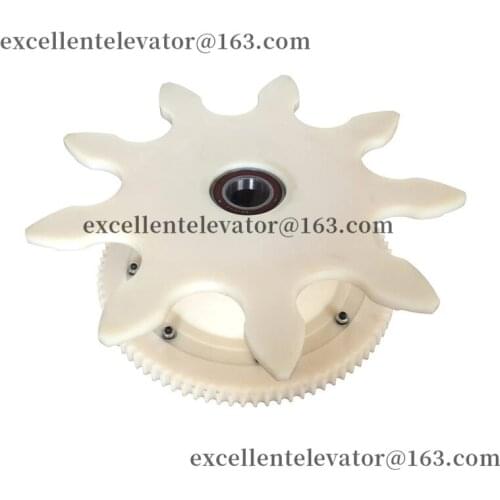 GO2215AB53 GAA26180E Escalator Handrail Drive Sheave 9T Use for Otis 506NCE 1 Pack=1 Piece