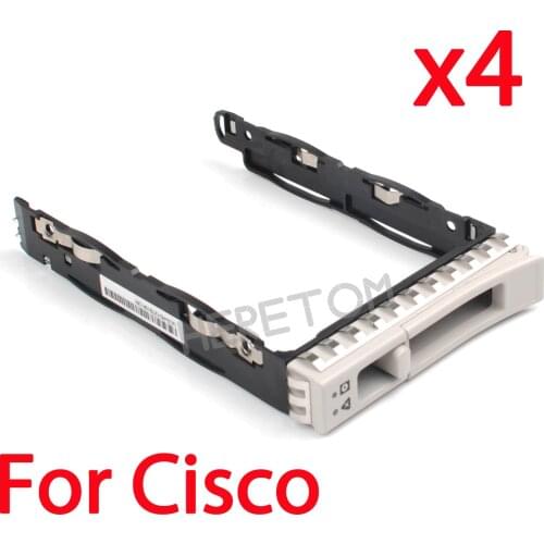 4pcs/lot 2.5" Drive Tray Caddy For Cisco UCS C220 C240 C480 ML C4200 M5 SAS SATA Hdd Caddy Bracket 74-113290-01
