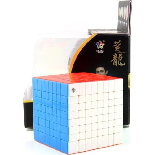 YuXin HuangLong 8x8x8 Magic Cube Professional Puzzle Educational Speed Exercise Brain Adult Children Game Cubo Magico Toy Gift