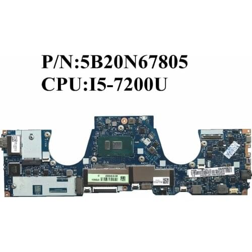 Excellent For Lenovo Yoga 720 720-13IKB Laptop Motherboard SR2ZU I5-7200U CPU 8G RAM DDR4 5B20N67805 CIZY3 LA-E551P 100% Working
