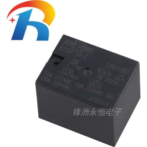 Free shipping 10PCS 100%Original New SONG CHUAN 812H-1A-C 812H-1A-C-24VDC 812H-1A-C-DC24V 4PINS 10A 24VDC Power Relay