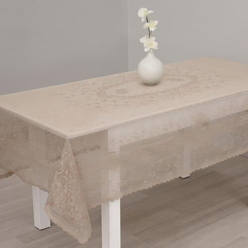 Table Cloth - Cappuccino 150 x 220 cm, Table, Beige, Home, Design, Living Room
