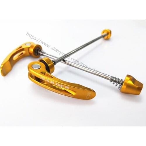 WARDER MTB Bike Hub Quick Release Lever Set Front & Rear Skewers / Bike Cycling Lever Skewer Bicycle Parts 4 color optional