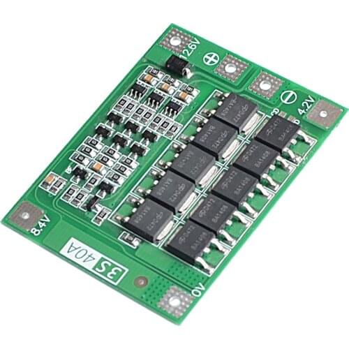 3S 40A Li-ion Lithium Battery Charger Protection Board PCB BMS For Drill Motor 11.1V 12.6V Lipo Cell Module