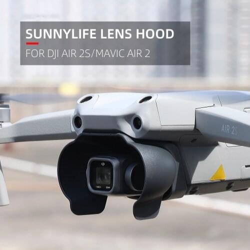 Lens Hood Gimbal Protective Cap Anti-glare Cover Sunshade Accessories for DJI Air 2S / Mavic Air 2 UAV Camera
