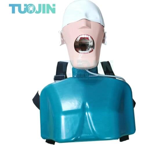 Head Model Dental Simulator Tooth Model Can Be Installed On The Backrest Of Dental Chair For Dentist Teaching