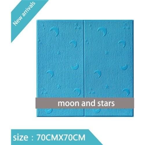 10 Pcs 3D Wall Stickers Brick stone pattern Waterproof Self-Adhesive 70cm*70cm 3D Wallpaper Sticker For Kids Room Kitchen Living