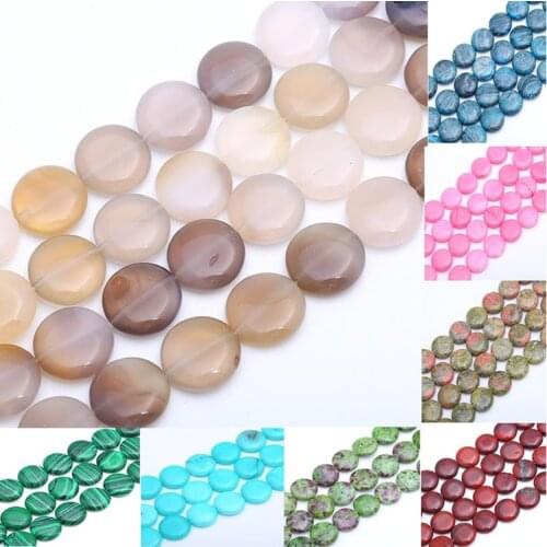12~14mm Natural Stone Colorful Agate Crystal Sandstone Round Piece Loose Beads for Jewelry Making DIY Hot Bracelet Necklace 15"