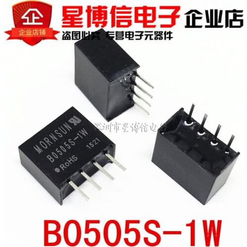 50pcs New original MORNSUN Isolated power module B0505S-1WR2 B0505S-1W B0505S SIP-4 DC-DC 5V turn 5V