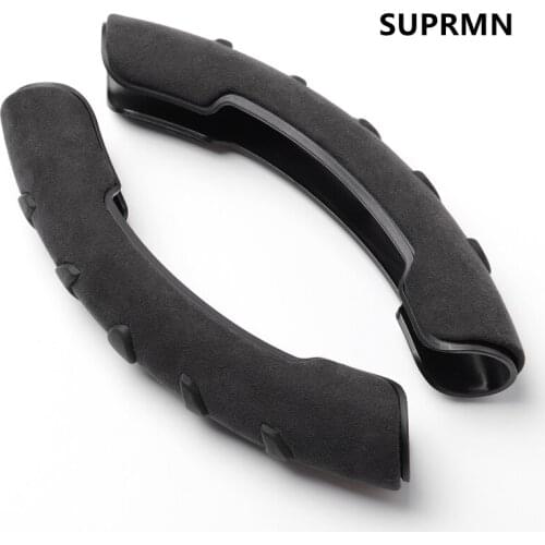 Alcantara steering wheel cover four seasons general Italian imported suede anti-skid booster cover car accessories