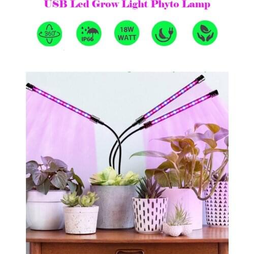 Phytolamp For Plants Full Spectrum LED Grow Light USB For Hydroponics Seedlings Flower Indoor Grow Box Clip Lamp Greenhouse Tent