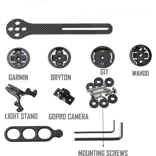 Garmin carbon bike computer mount Bicycle Road Bike Cycling Computer Stopwatch Mount Holder For Garmin gopro mount
