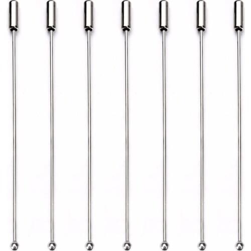 20pcs/lot 90mm Length Copper Hat Brooch Pins Diy With Stopper Safety Pins Metal Brooch Lapel Pins For Men Women DIY Jewelry