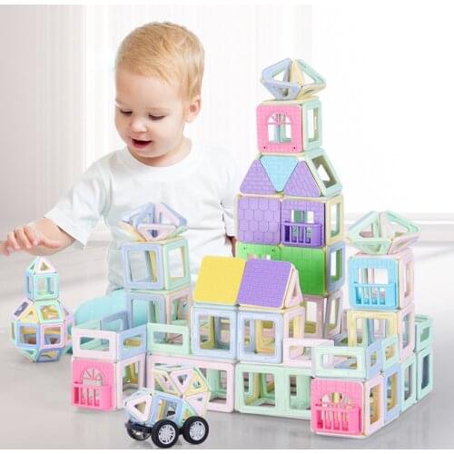 New Magnetic building blocks Magnet Construction Building Set DIY Magnetic Designer Toys Educational Toys