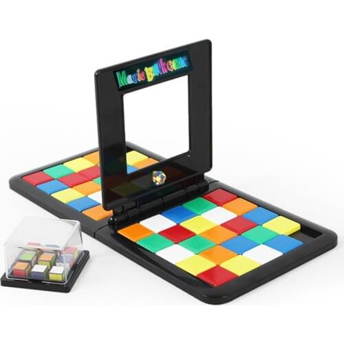 Educational Toys Game Cube Interaction Puzzle 1pcs Kids Child Color Battle Face Funny Desktop