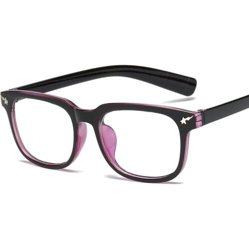 Women Men Square Glasses frame Female Brand Designer gafas De Sol Spectacle Plain Gafas eyeglasses eyewear Glasses for women men