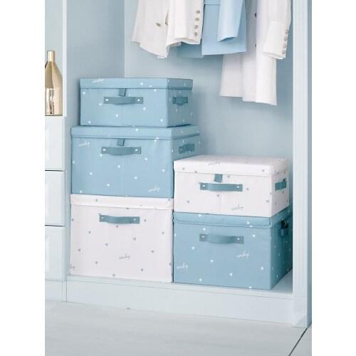 Closet Organizer Clothes Quilt Storage Box With Lids Large Capacity Book Toys Storage Organizer Box Home Organizer Sundries Bags