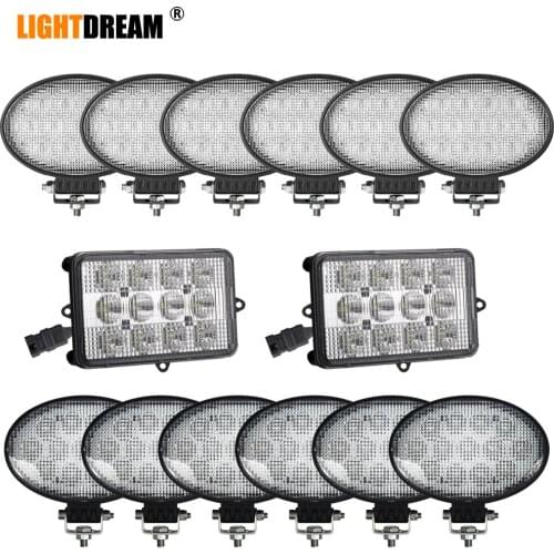 Complete LED Work Light Kit For John Deere Combines 9470STS,9560,9560STS,9560SH,9570STS,9650STS,9660,9660STS,9670STS,9750STS