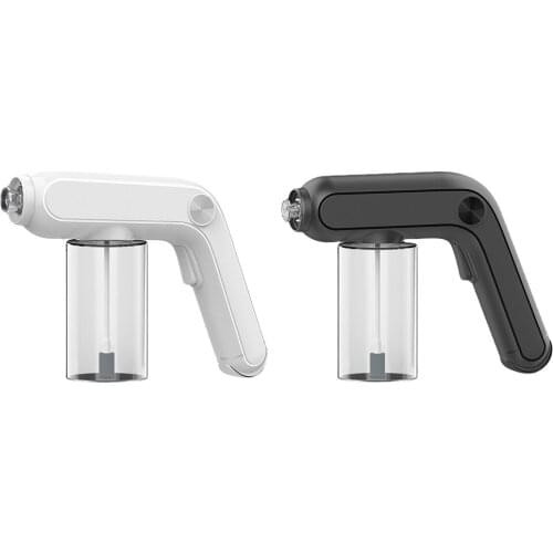 Portable Electric Sprayer Fogger 300ml USB Rechargeable Nano Blue Light Sanitizer Nano Fogger Sanitizer USB Charging for Home