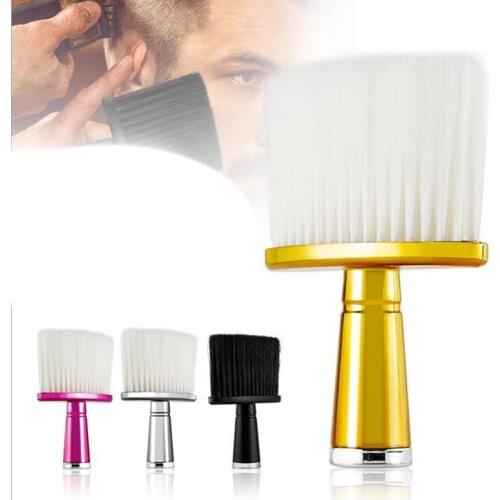 Professional Soft Black Neck Face Duster Brushes Barber Hair Clean Hairbrush Beard Brush Salon Cutting Hairdressing Styling Tool
