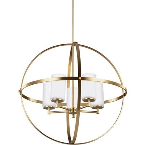 Simple atmospheric round the globe lamp is acted the role of the sitting room dining-room bedroom study droplight