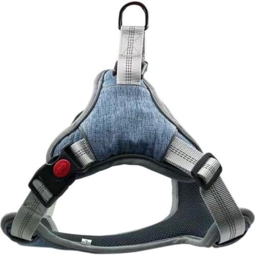 A Dog Adjustable Harness Pet Large Dog Walk Out Harness Vest for Medium Dog Chest Strap Dog Harness Pets Accessories