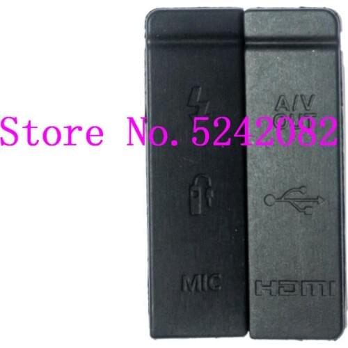 2PCS/NEW USB/HDMI DC IN/VIDEO OUT Rubber Door Bottom Cover For Canon FOR EOS 5D Mark II / 5DII / 5D2 Digital Camera Repair Part