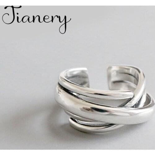 Luxury Brand Rings For Women Bohemian Adjustable Geometric Irregular Rings Exaggerated Novelty Jewelry