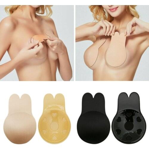 Silicone Self Adhesive Magic Push Up Strapless Invisible 2pcs brushed nipple Breast Petals