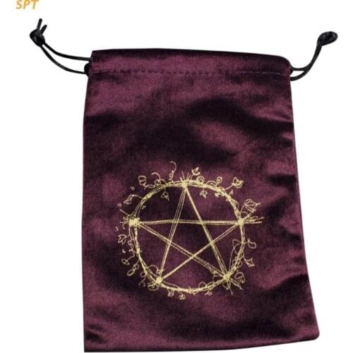 Divination Tablecloth Ta-rot Cards Bag Board Card Pad Game Cloth Board Game Accessories Velvet Tar-ot Velvet Bag XX