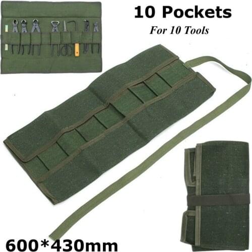Japanese Bonsai Tools Storage Package Roll Bag 600x430MM Canvas Tool Set Case
