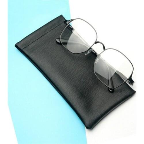 10Pcs High Quality Fashion Brand PU Sunglasses Pouch Soft Eyeglasses Bag Glasses Case Eyewear Accessories