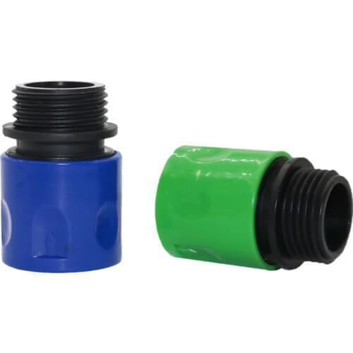 2 Pcs 3/4 Inch American Standard European standard Male Quick Connector Garden Irrigation Pipe Hose Couping Adapter Connectors