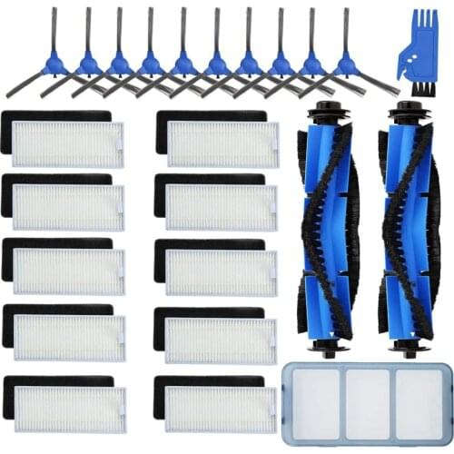 24-Pack Replacement Part Accessories for Eufy RoboVac 11S 12 30C 15T 15C 35C Primary/Filters ,Side ,Rolling Brushes